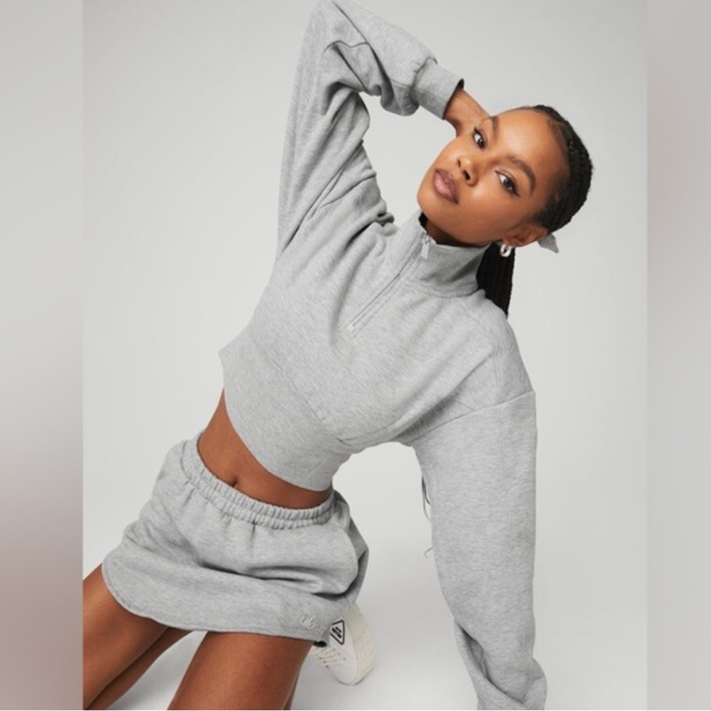 Alo Yoga Vixen Fleece 1/4 Zip Size Small